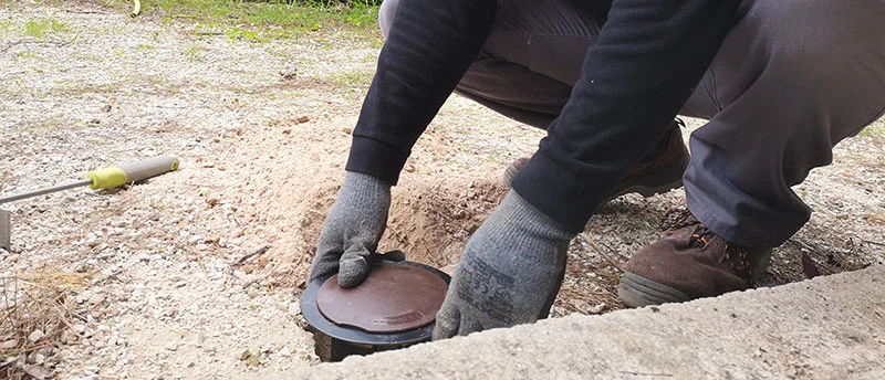 Instalación del sistema de cebos en exterior